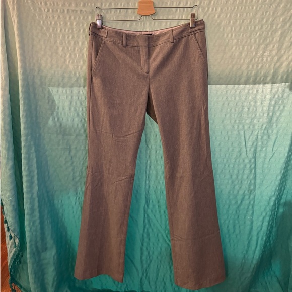 Express Pants - Express - column dress pants - size 8 regular - grey - medium weight fabric